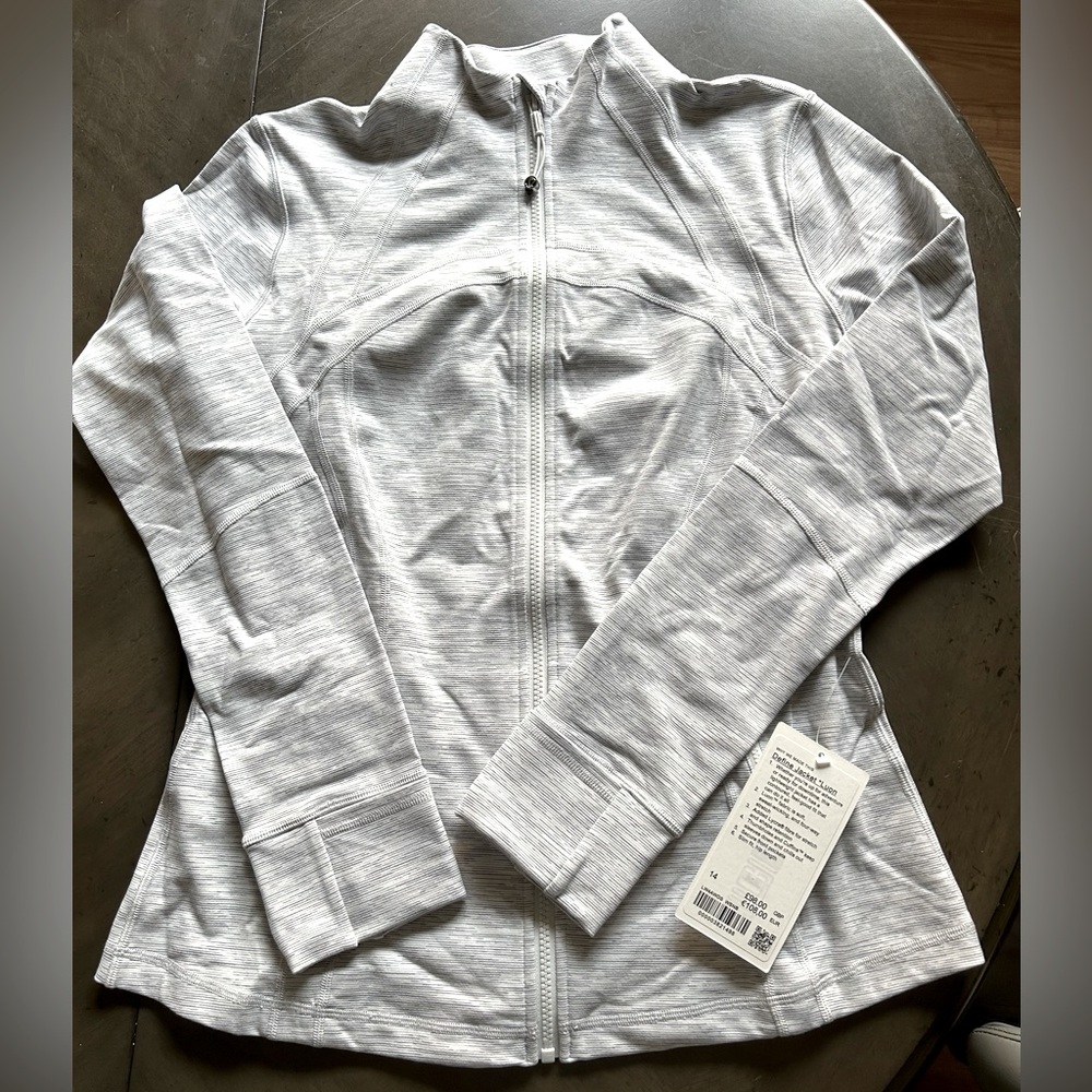 NWT Lululemon Define Jacket Wee Are From Space battleship gray/nimbus size 14